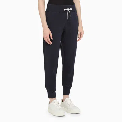 Shop Polo Ralph Lauren Jersey Jogging Trousers In Blue