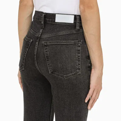 Shop Re/done 90's Ultra High Rise Skinny Jeans In In Grey