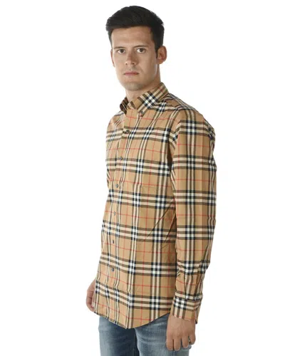 Shop Burberry Shirt In Brown