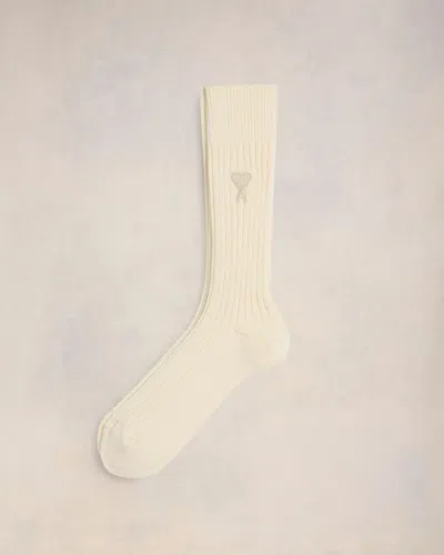 Ami Alexandre Mattiussi Two Tones Ami De Coeur Socks Green Unisex