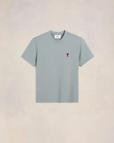 AMI ALEXANDRE MATTIUSSI RED AMI DE COEUR T-SHIRT BLUE 