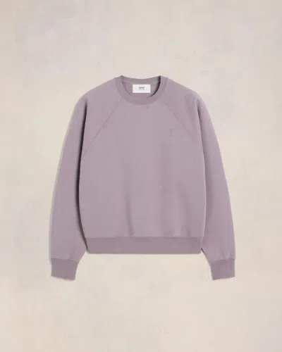 Ami Alexandre Mattiussi Ami De Coeur Sweatshirt Purple In Lilac