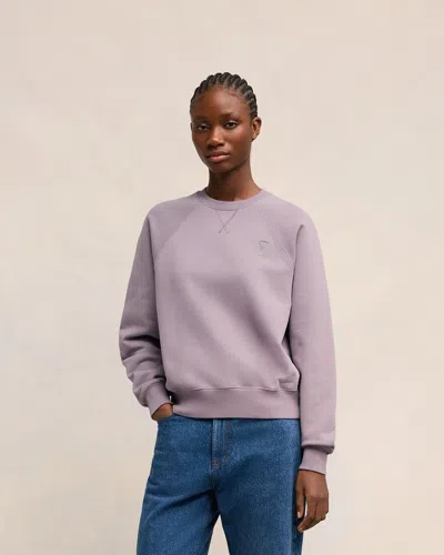 Ami Alexandre Mattiussi Ami De Coeur Sweatshirt Purple In Lilac