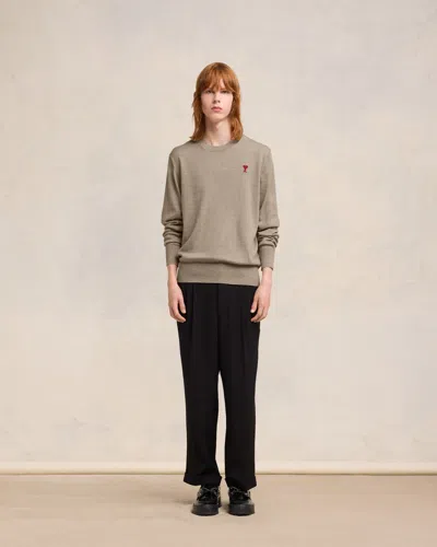 Ami Alexandre Mattiussi Logo-embroidered Wool Jumper