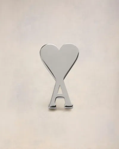 Ami Alexandre Mattiussi Ami De Coeur Studs Silver