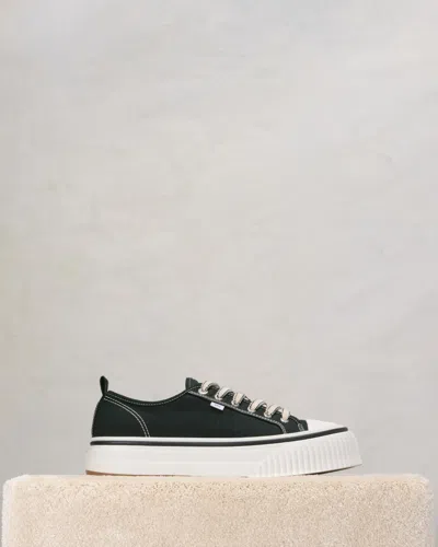 Shop Ami Alexandre Mattiussi Low Top Ami 1980 Sneakers Black