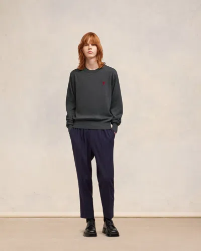 Ami Alexandre Mattiussi Ami De Coeur Extra Fine Merino Wool Sweater