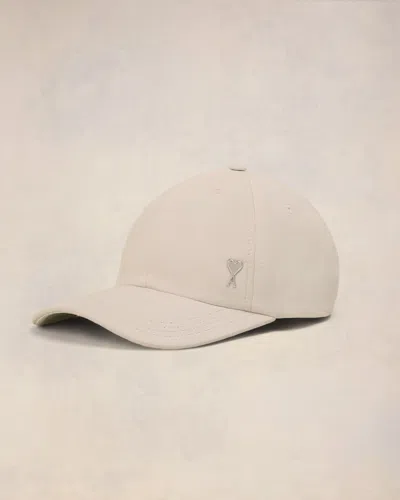 Ami Alexandre Mattiussi Ami De Coeur Studs Cap Grey