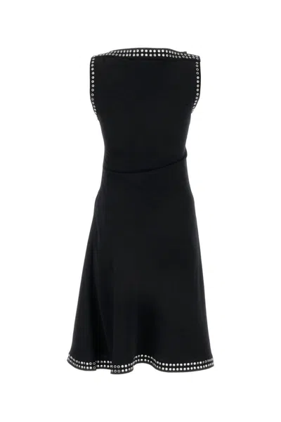 Shop Burberry Dress In Black