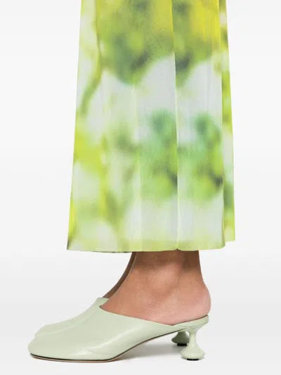 Acne Studios Long Dress Ombré Print