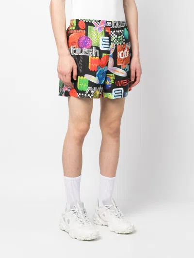 Ambush Graphic-print Elasticated-waistband Shorts
