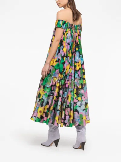 Az Factory With Lutz Huelle Off Shoulder Midi Dress