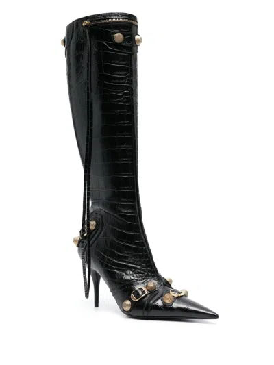 Balenciaga Ankle Boots In Black