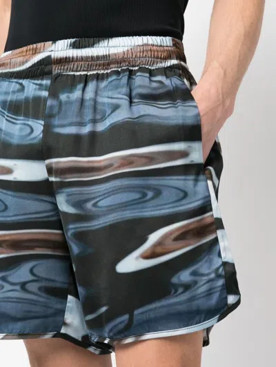 Blue Sky Inn Graphic Print Track Shorts