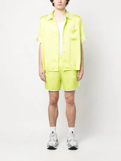 Blue Sky Inn Contrasting-sides Track Shorts