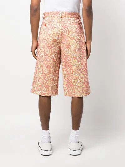 Bluemarble Embroidered Knee-length Wide Leg Shorts
