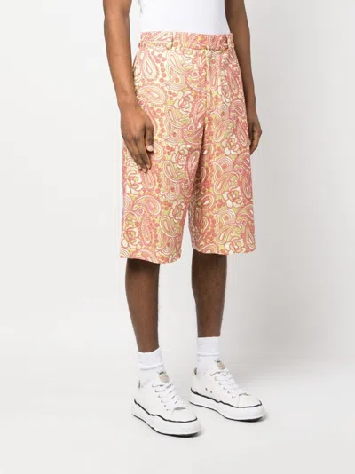 Bluemarble Embroidered Knee-length Wide Leg Shorts