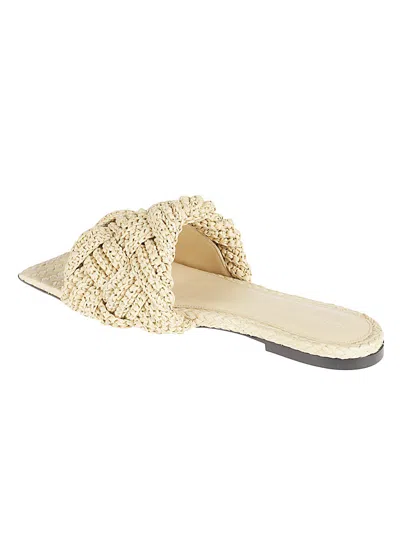 Bottega Veneta Logo Logo Flat Bottom Flip-flops