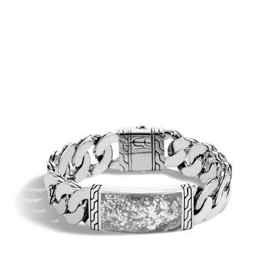 John Hardy Classic Chain Station Bracelet In Silver