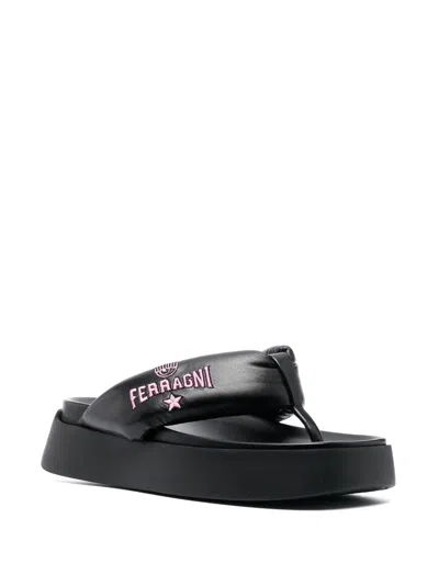 Chiara Ferragni Synthetic Fibers Flip-flops