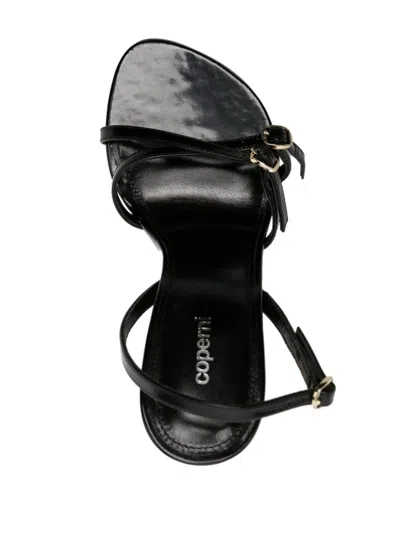 Coperni Sculpted Heel Strappy Leather Sandals