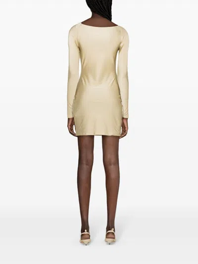 Shop Coperni Twisted Cut Out Mini Dress