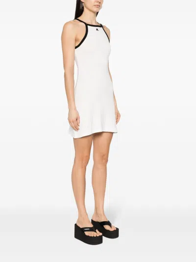 Courrèges Square Neck Mini Dress