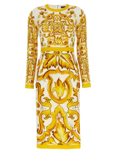 Shop Dolce & Gabbana 'maiolica' Dress