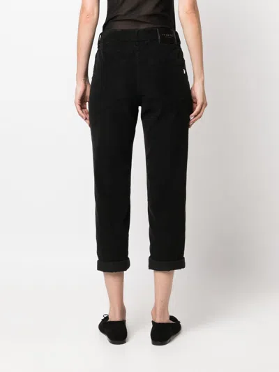 Dondup Woman Pants Black Size 31 Cotton, Elastomultiester, Elastane