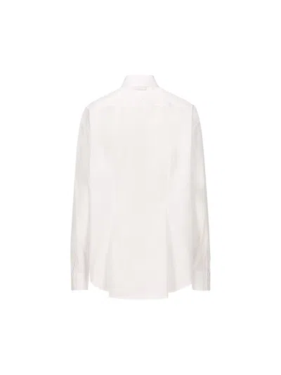 Prada Women's Poplin Shirt In White