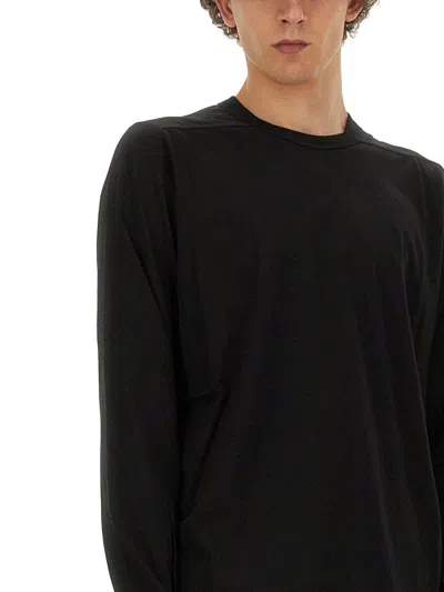 Shop Rick Owens Cotton T-shirt In Black