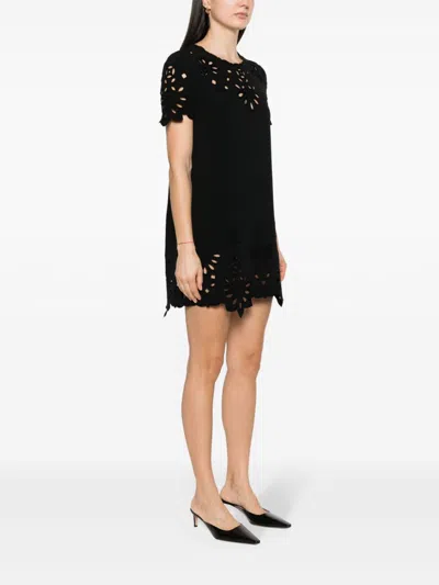 Ermanno Scervino Embroidered Shift Minidress