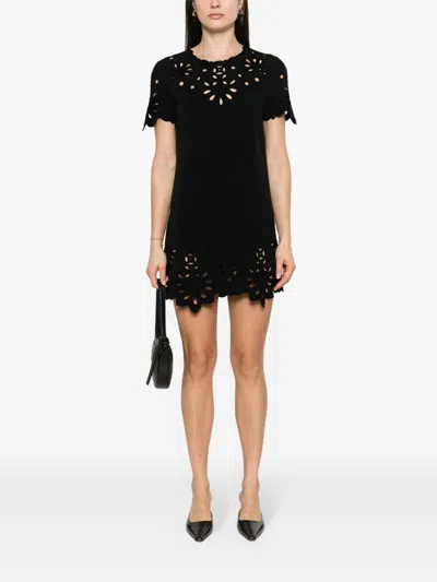 Ermanno Scervino Embroidered Shift Minidress