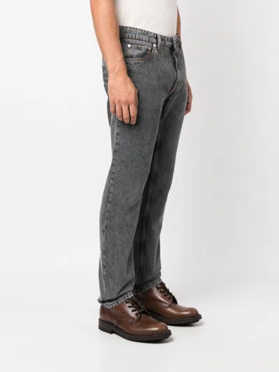 Shop Etro Logo Denim Cotton Jeans