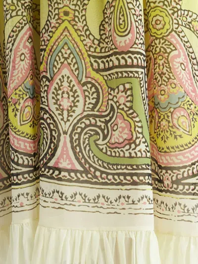 Etro Gradient Effect Paisley-print Silk Dress
