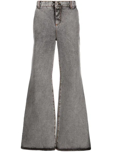 Etro Logo-embroidered Basic Flared Jeans