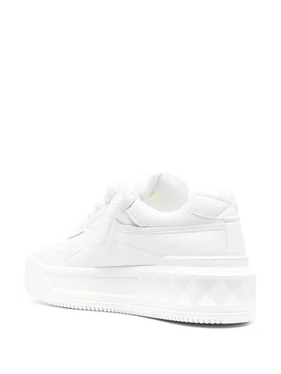 Shop Valentino Garavani Sneakers In White