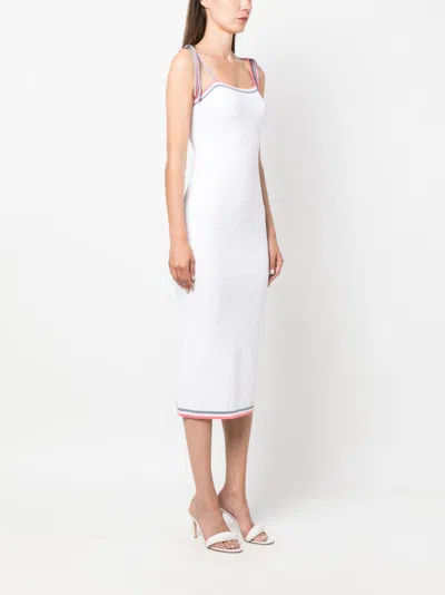 Fendi Woman Ivory Viscose Blend Dress