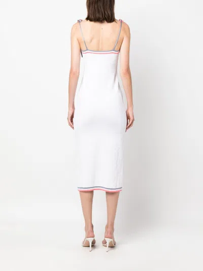 Fendi Woman Ivory Viscose Blend Dress