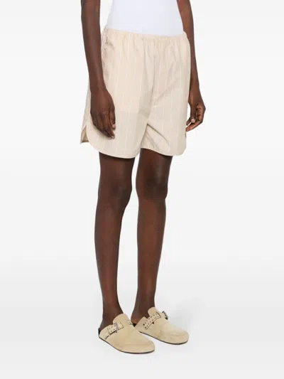 Filippa K Striped Drawstring Shorts