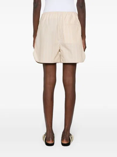 Filippa K Striped Drawstring Shorts