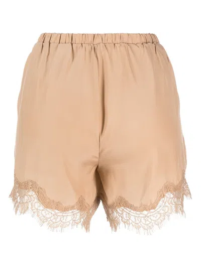 Gold Hawk Lace Inserts Shorts