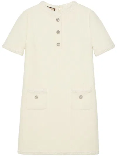 Gucci Cruise Wool Tweed Dress