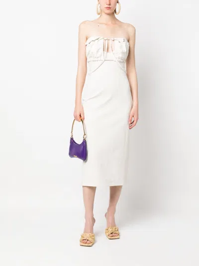 Jacquemus La Robe Bikini Strapless Midi Dress