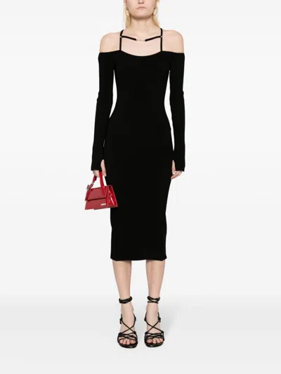 Shop Jacquemus La Robe Sierra Midi Dress