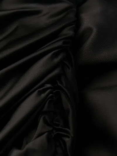 Jacquemus La Saudade Brodée Stretch Viscose Mini Dress In Black