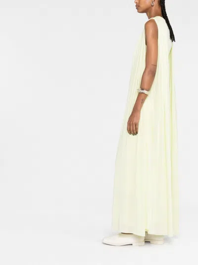 Jil Sander Draped Layered Maxi Dress