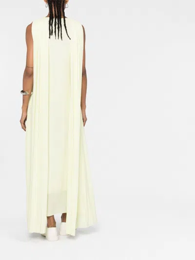 Jil Sander Draped Layered Maxi Dress
