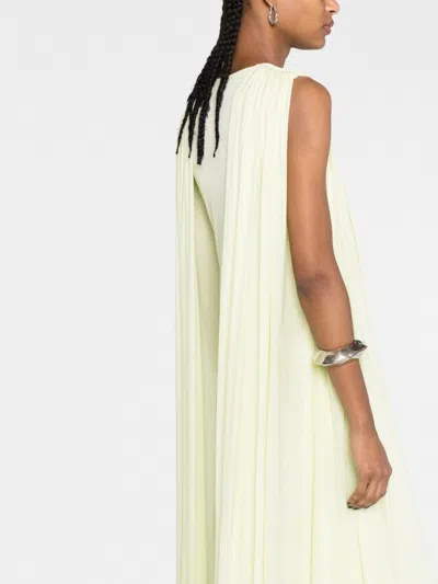 Jil Sander Draped Layered Maxi Dress