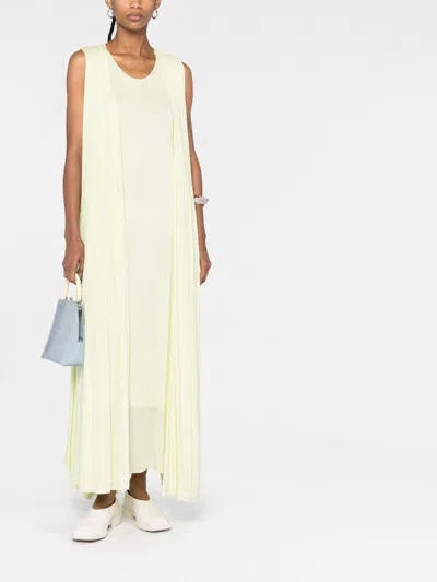 Jil Sander Draped Layered Maxi Dress